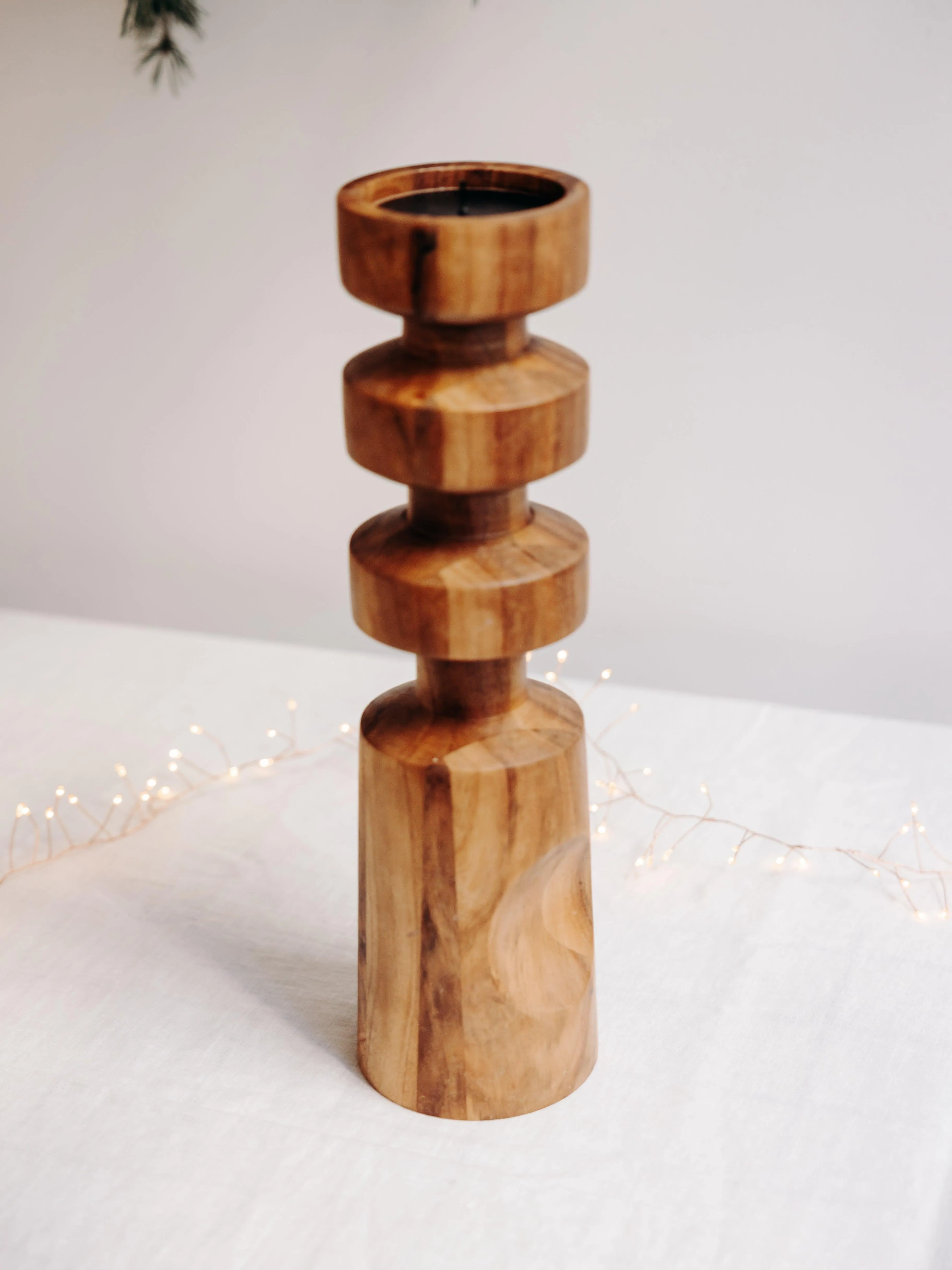  DEBONGOUT   SAM - Le bougeoir en bois | Beige