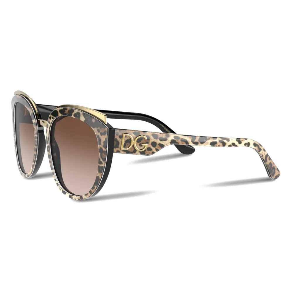 Dolce & Gabbana - Occhiale da Sole Print Family - Stampa Leo - Dolce & Gabbana Eyewear
