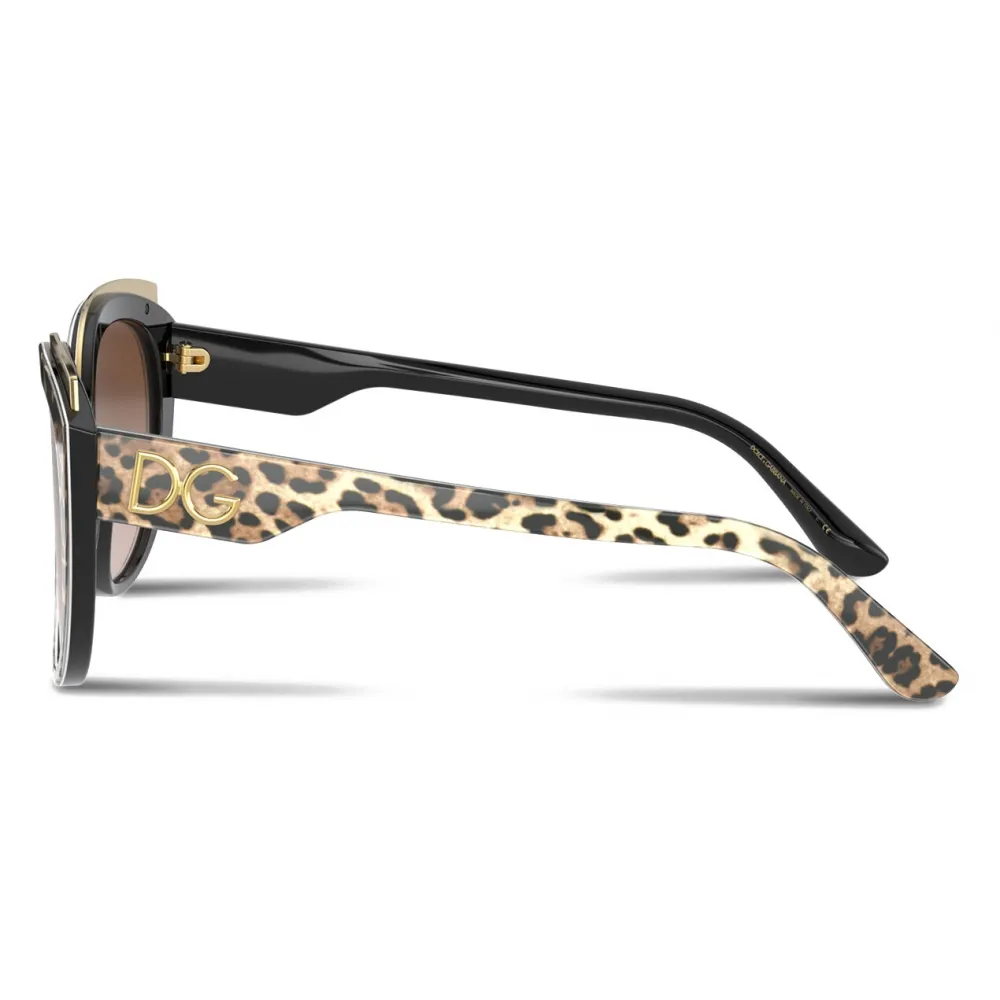 Dolce & Gabbana - Occhiale da Sole Print Family - Stampa Leo - Dolce & Gabbana Eyewear