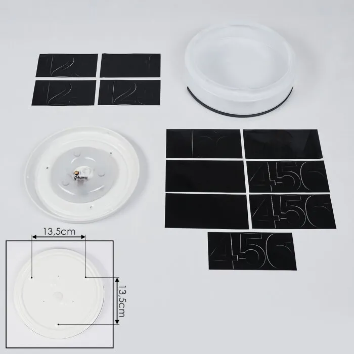 Eppeland Applique da esterno LED Nero, 1-Luce