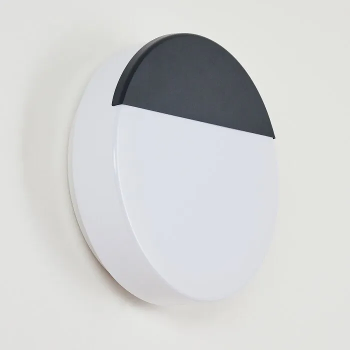 Eppeland Applique da esterno LED Nero, 1-Luce
