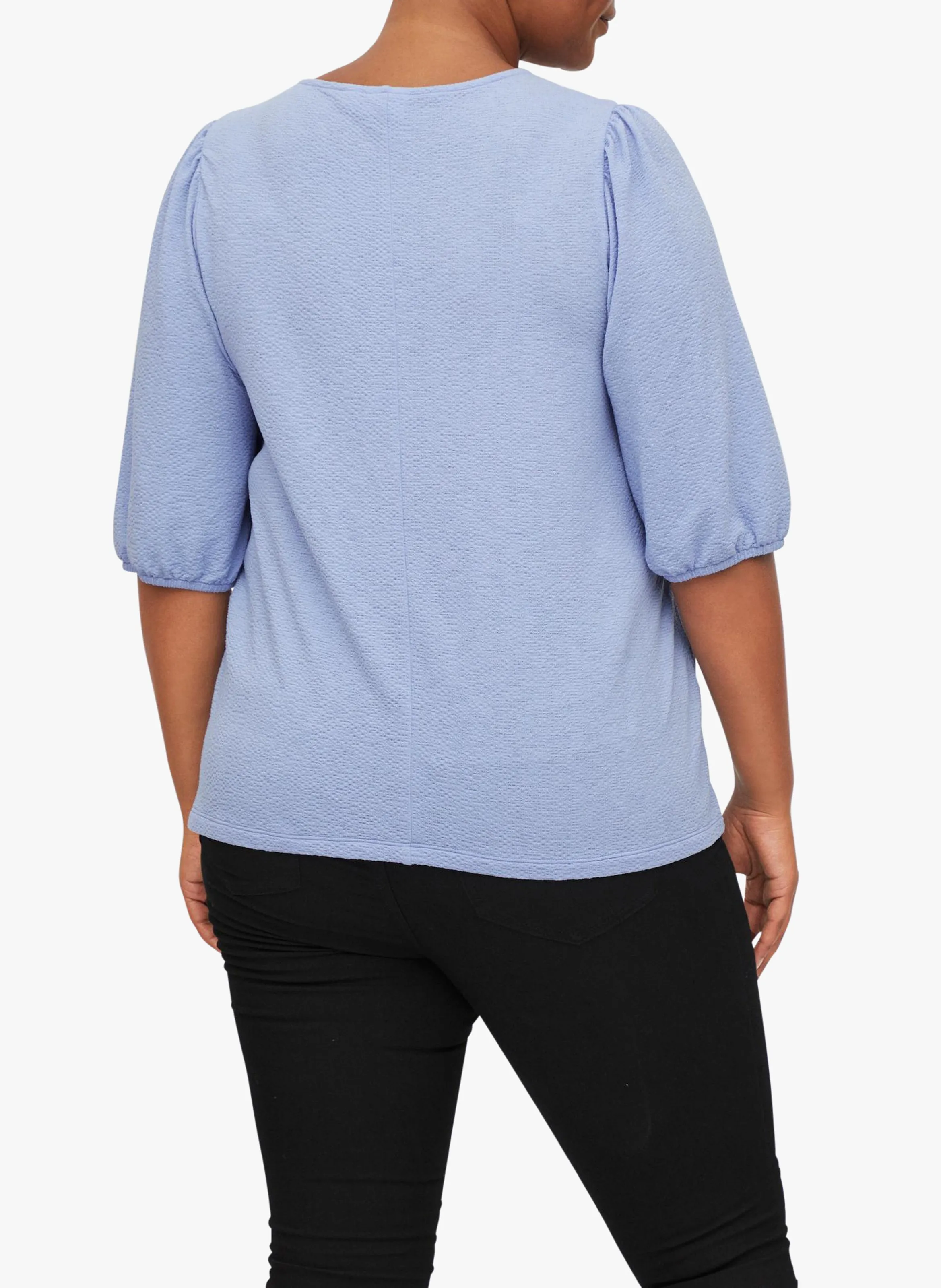  EVOKED   Top con scollo a V | Blu