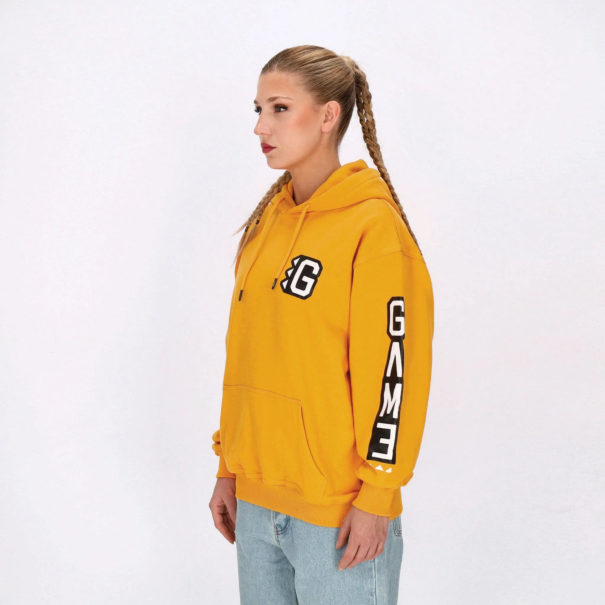 Felpa Cappuccio Uomo Armscript G-hoodie Mustard