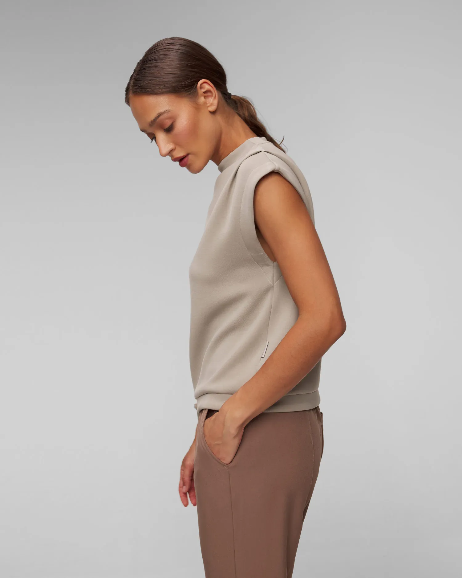 Felpa da donna Varley Otis Sleeveless Sweat var01893-abst