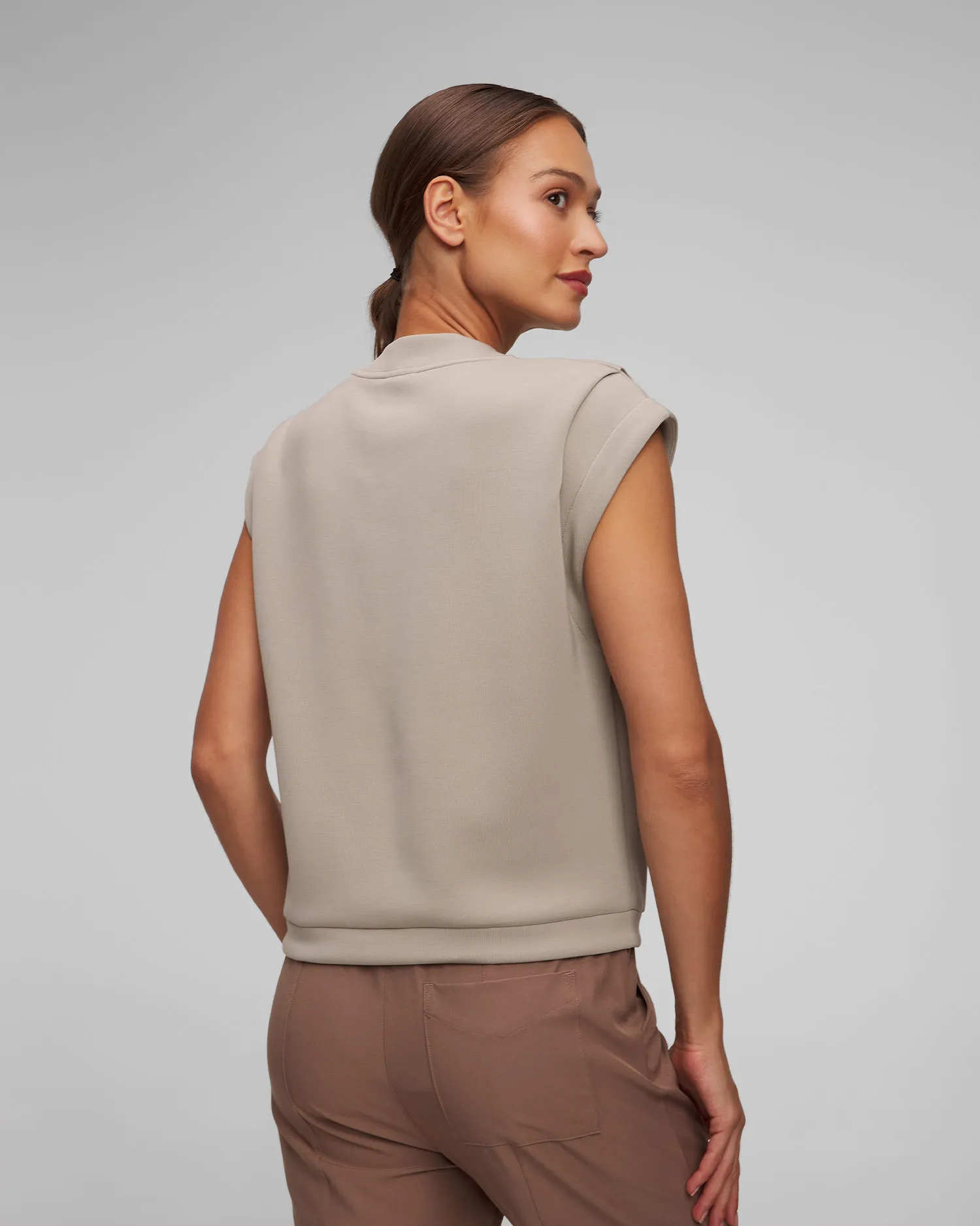 Felpa da donna Varley Otis Sleeveless Sweat var01893-abst