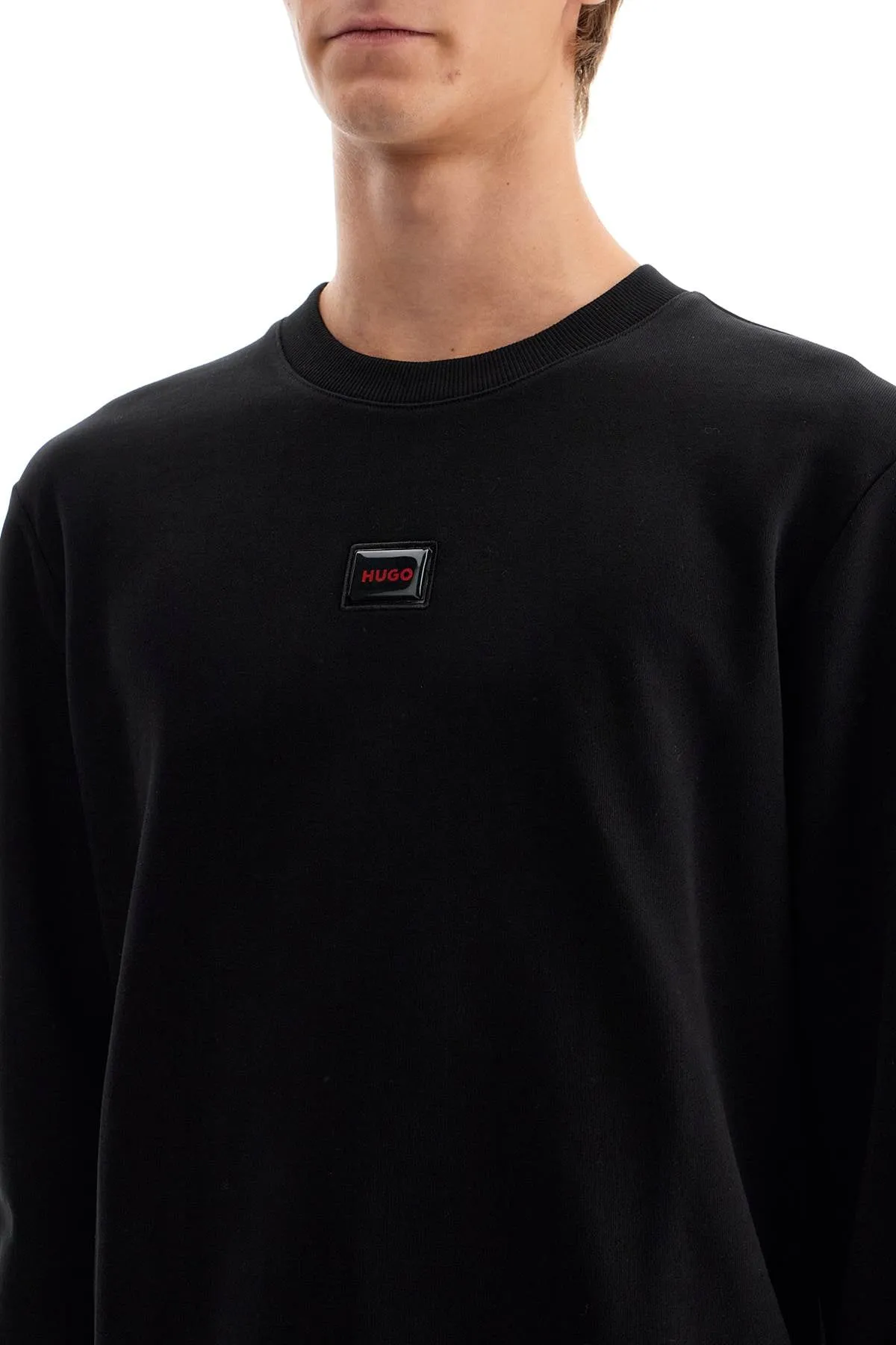 Felpa di Hugo Crewneck con logo