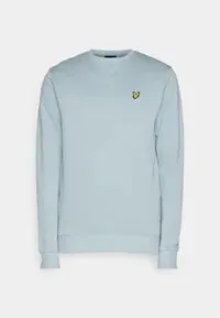 Felpa Girocollo Lyle&Scott celeste da Uomo