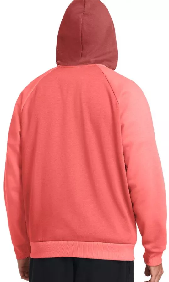 Felpe con cappuccio Under Armour UA Rival Flc FZ Colorblock-RED