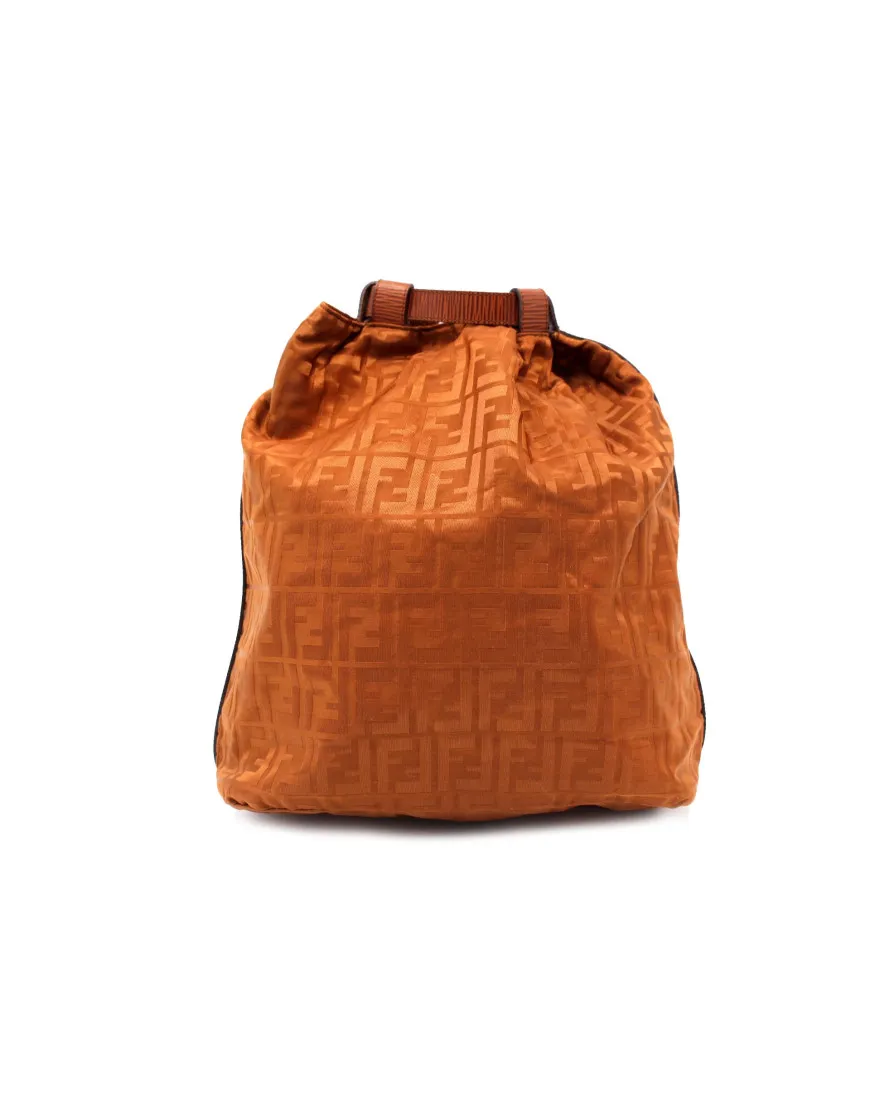 Fendi Secchiello Tela Arancio