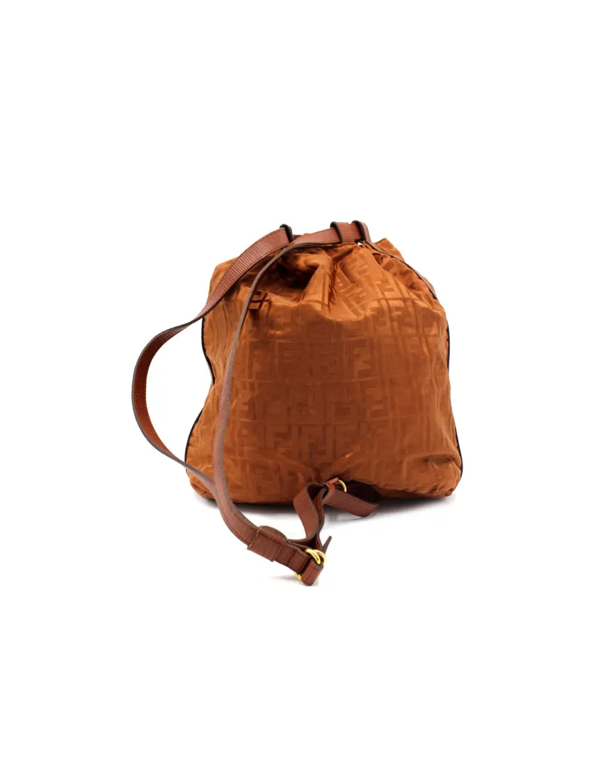 Fendi Secchiello Tela Arancio