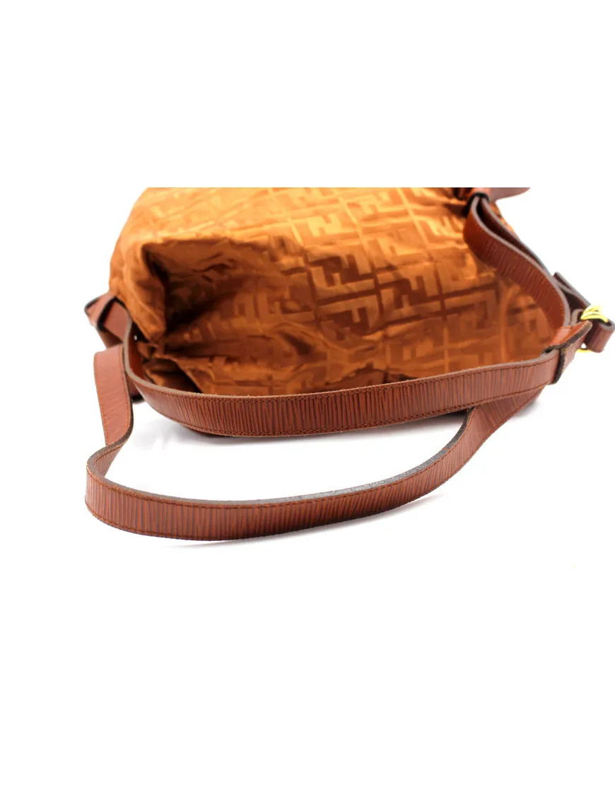Fendi Secchiello Tela Arancio