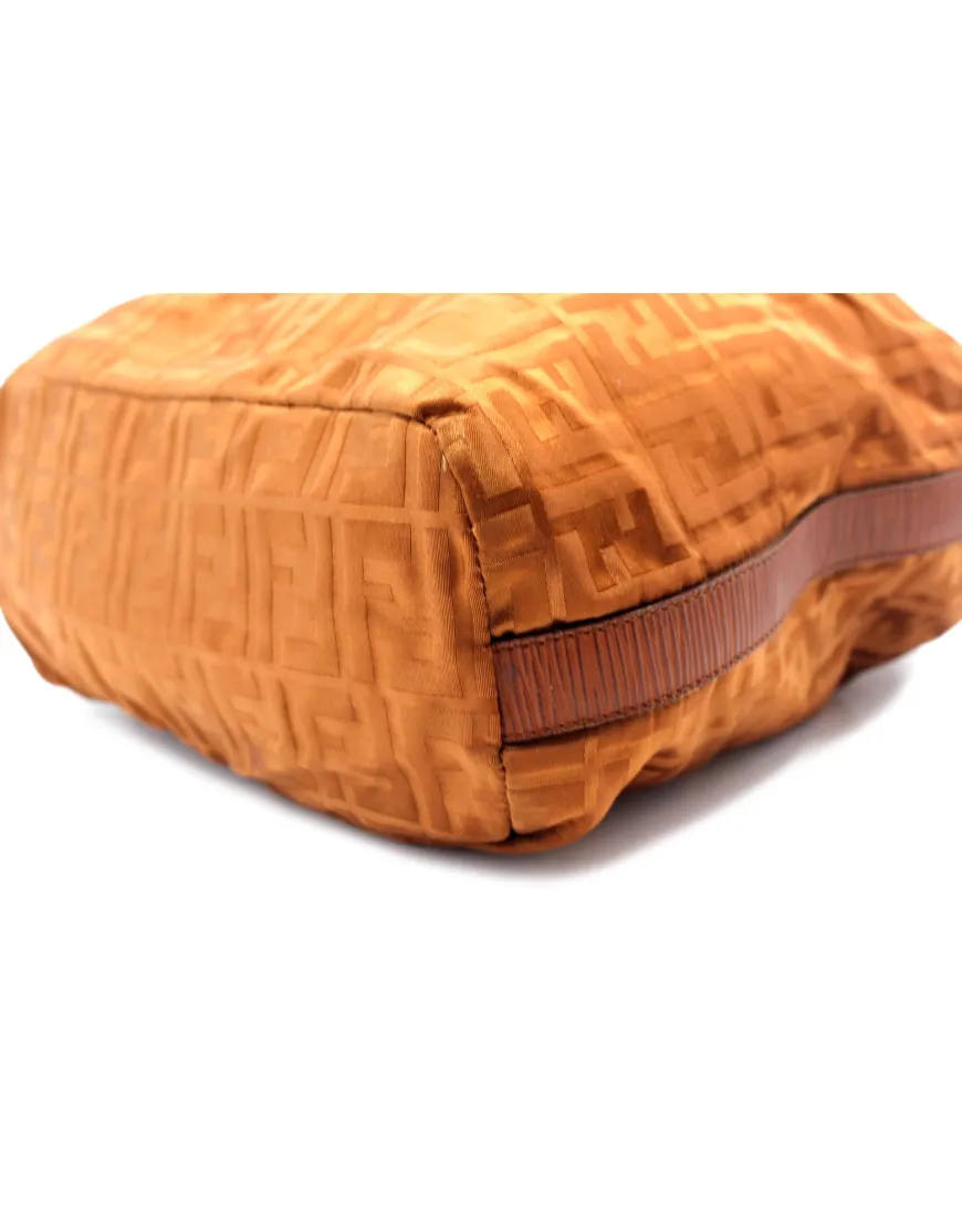Fendi Secchiello Tela Arancio