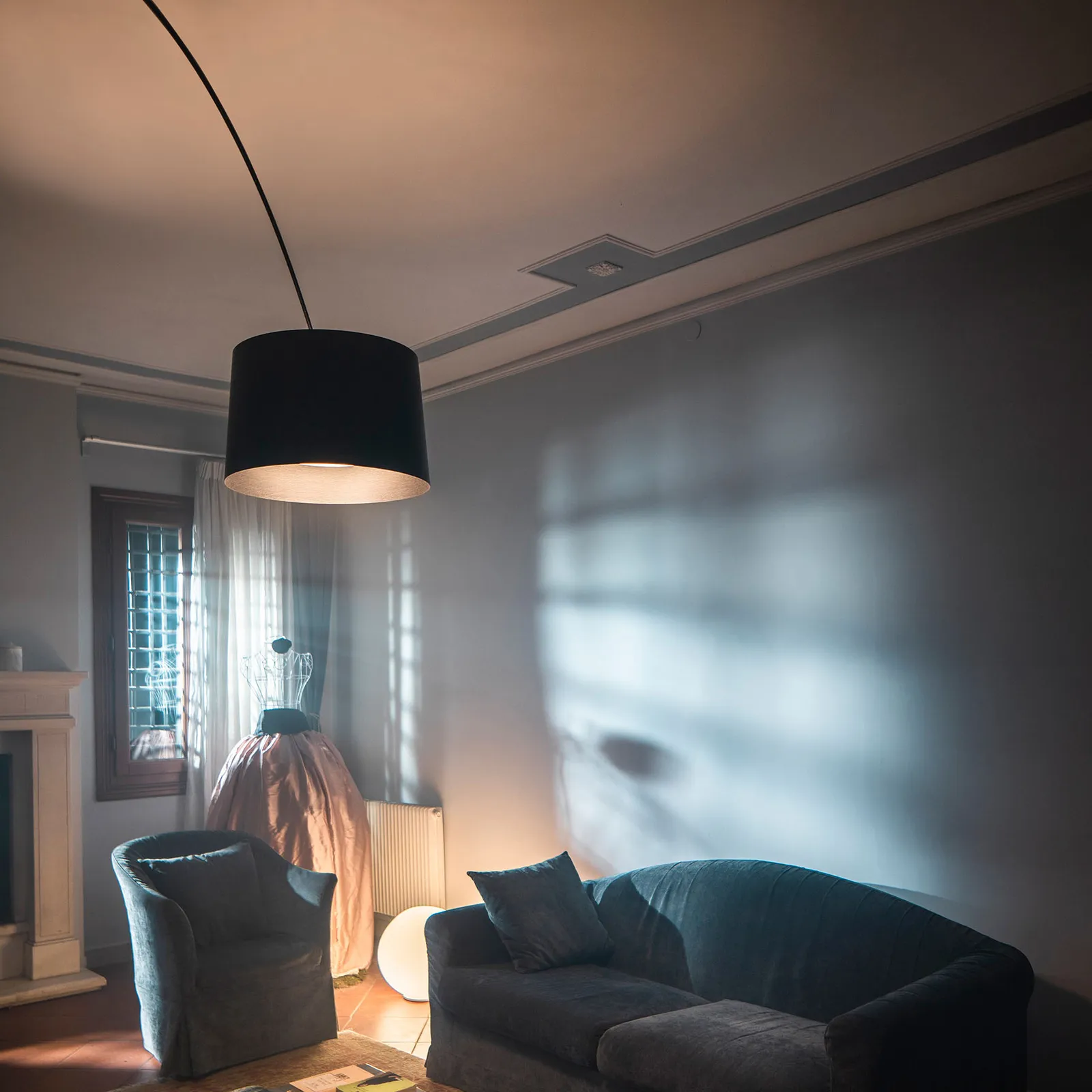 Foscarini Twiggy MyLight piantana LED, nero