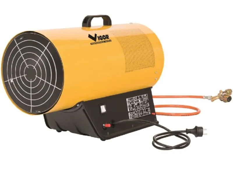 Generatore d`aria calda a gas MCS-53M Vigor 53 kW giallo
