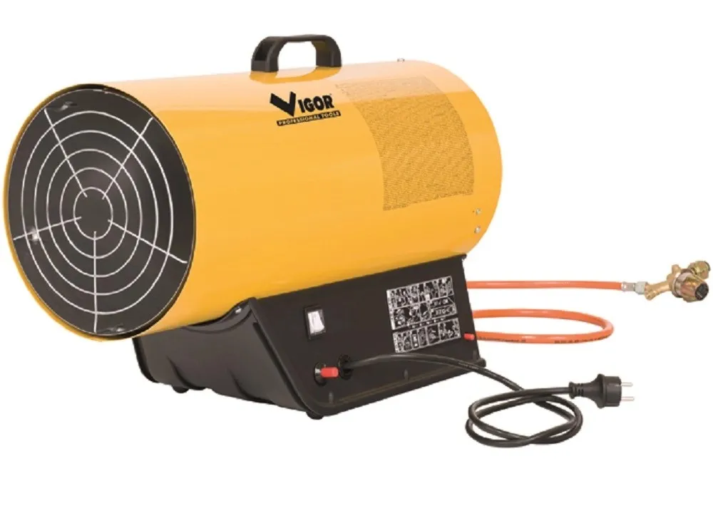 Generatore d`aria calda a gas MCS-53M Vigor 53 kW giallo