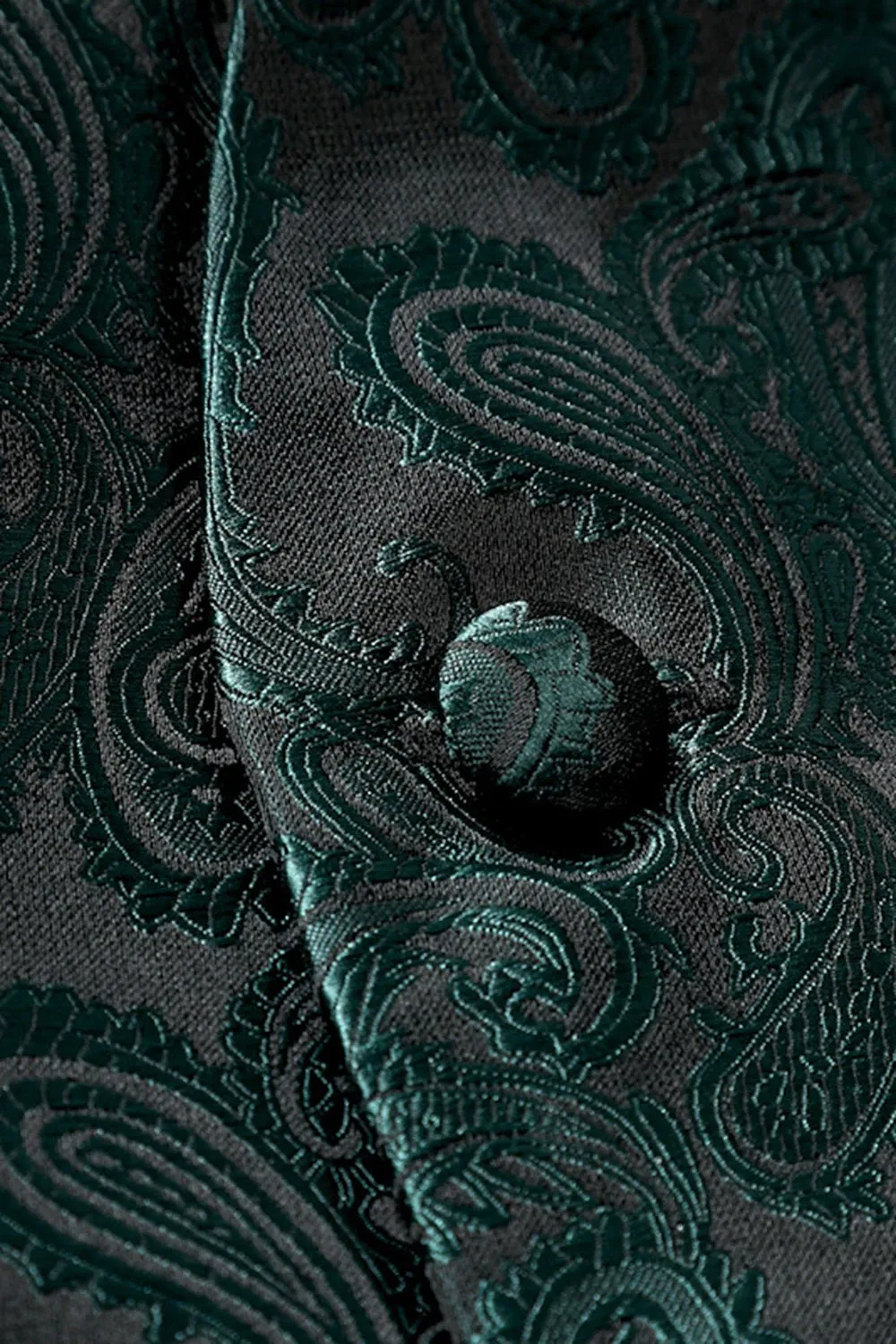Gilet da uomo monopetto con stampa slim fit