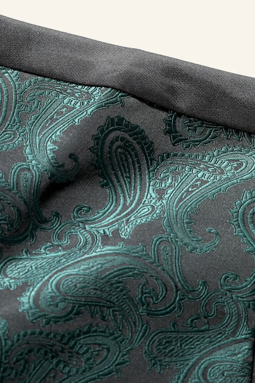 Gilet da uomo monopetto con stampa slim fit