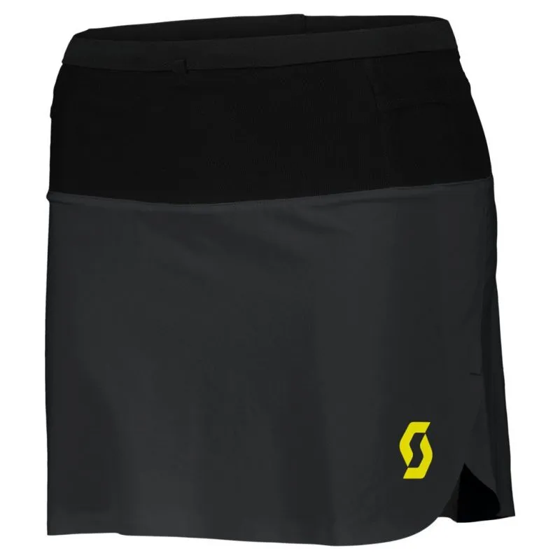 Gonna corta da donna Scott RC Run (nero/giallo)