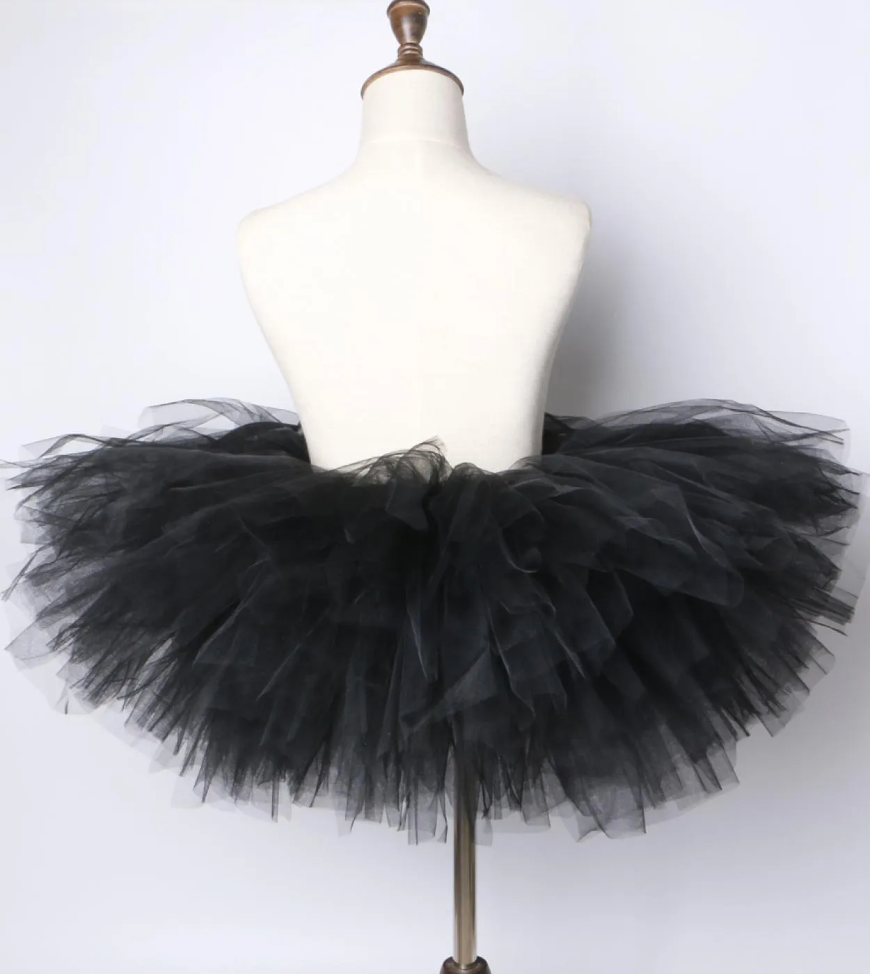Gonna nera Tutu per ragazze Gonna in tulle Bambino Neonato Tutù soffice per ballare Festa di compleanno Abito da ballo Gonne Sol