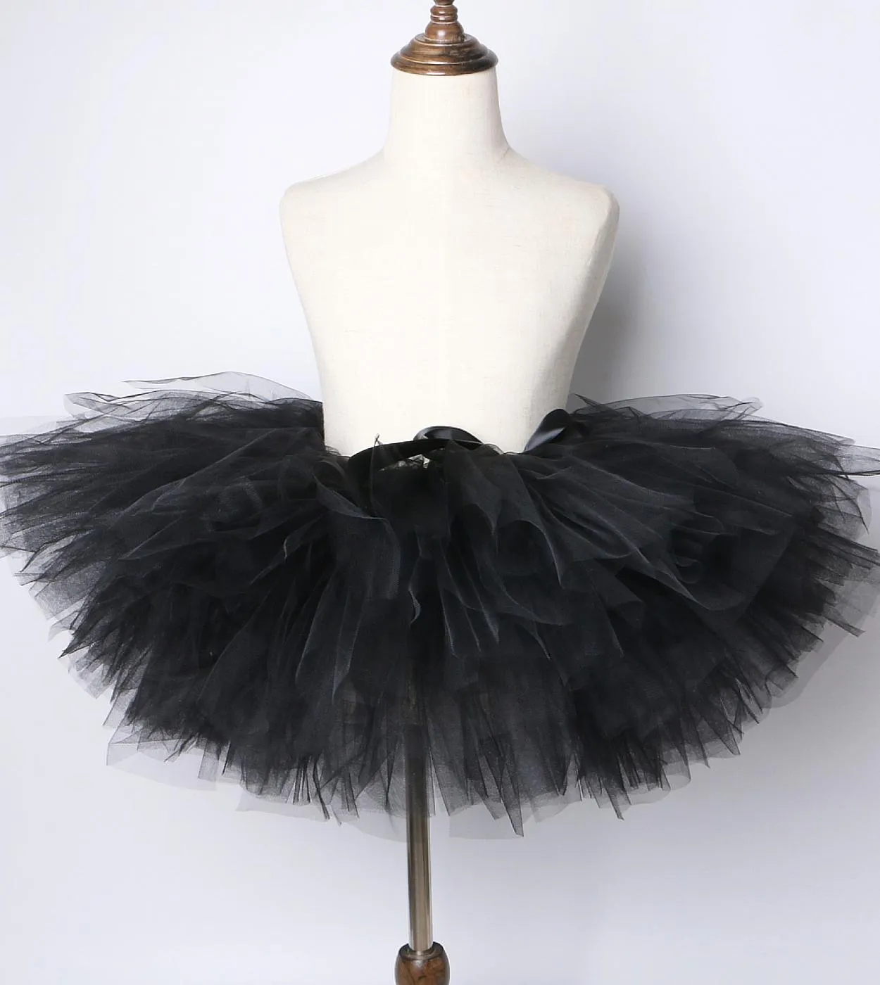 Gonna nera Tutu per ragazze Gonna in tulle Bambino Neonato Tutù soffice per ballare Festa di compleanno Abito da ballo Gonne Sol