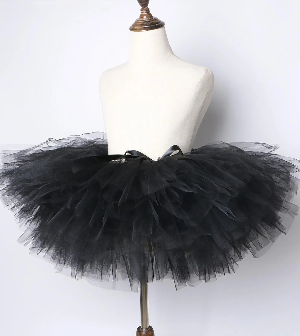 Gonna nera Tutu per ragazze Gonna in tulle Bambino Neonato Tutù soffice per ballare Festa di compleanno Abito da ballo Gonne Sol