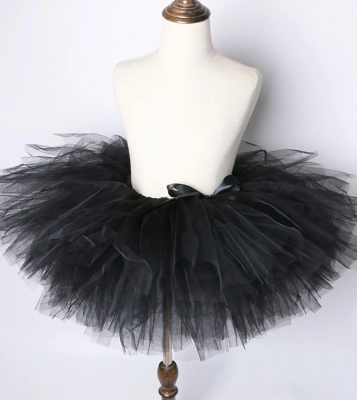 Gonna nera Tutu per ragazze Gonna in tulle Bambino Neonato Tutù soffice per ballare Festa di compleanno Abito da ballo Gonne Sol