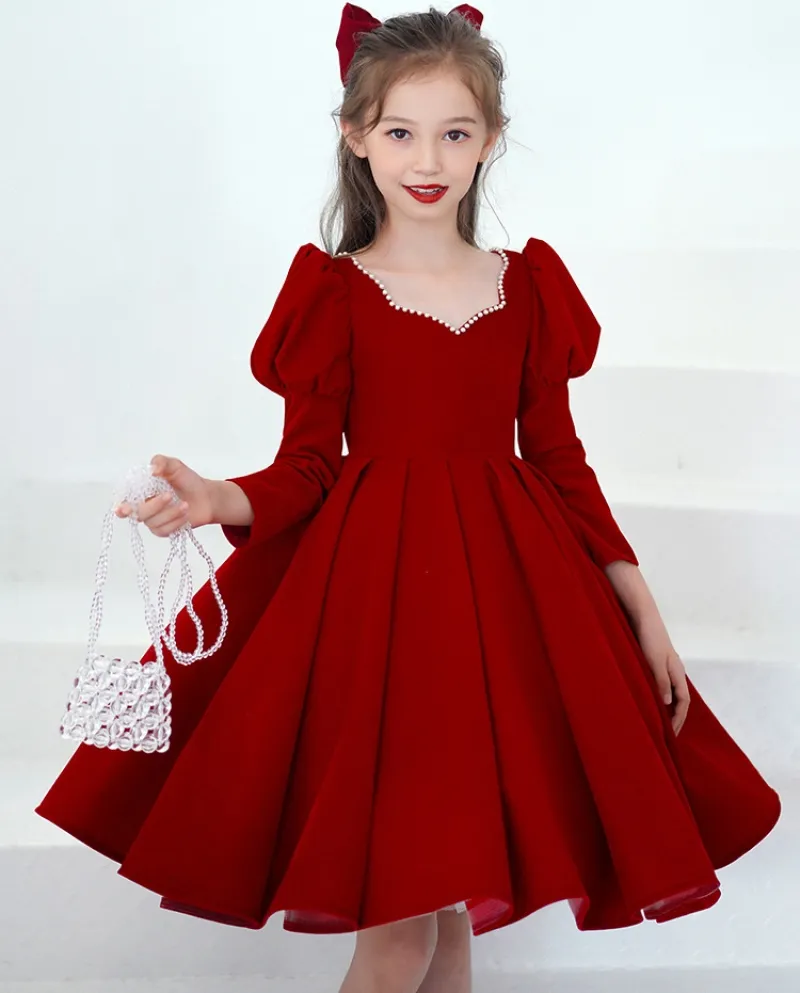 Gonna tutu di compleanno per bambini a maniche lunghe per ragazze