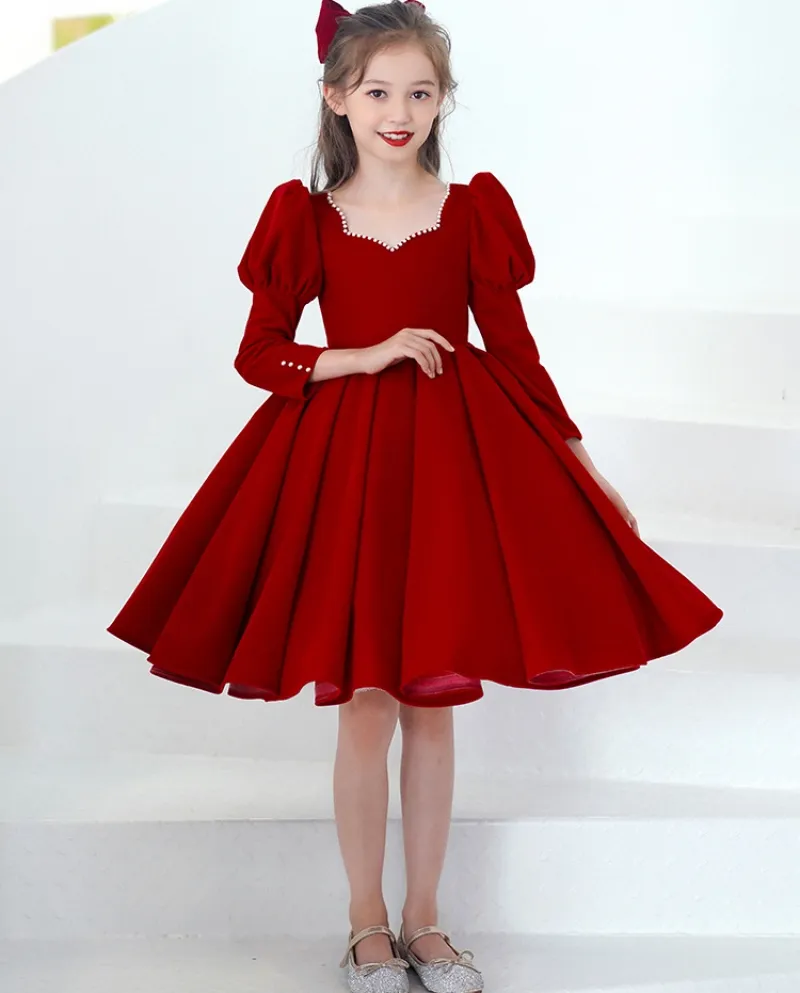 Gonna tutu di compleanno per bambini a maniche lunghe per ragazze