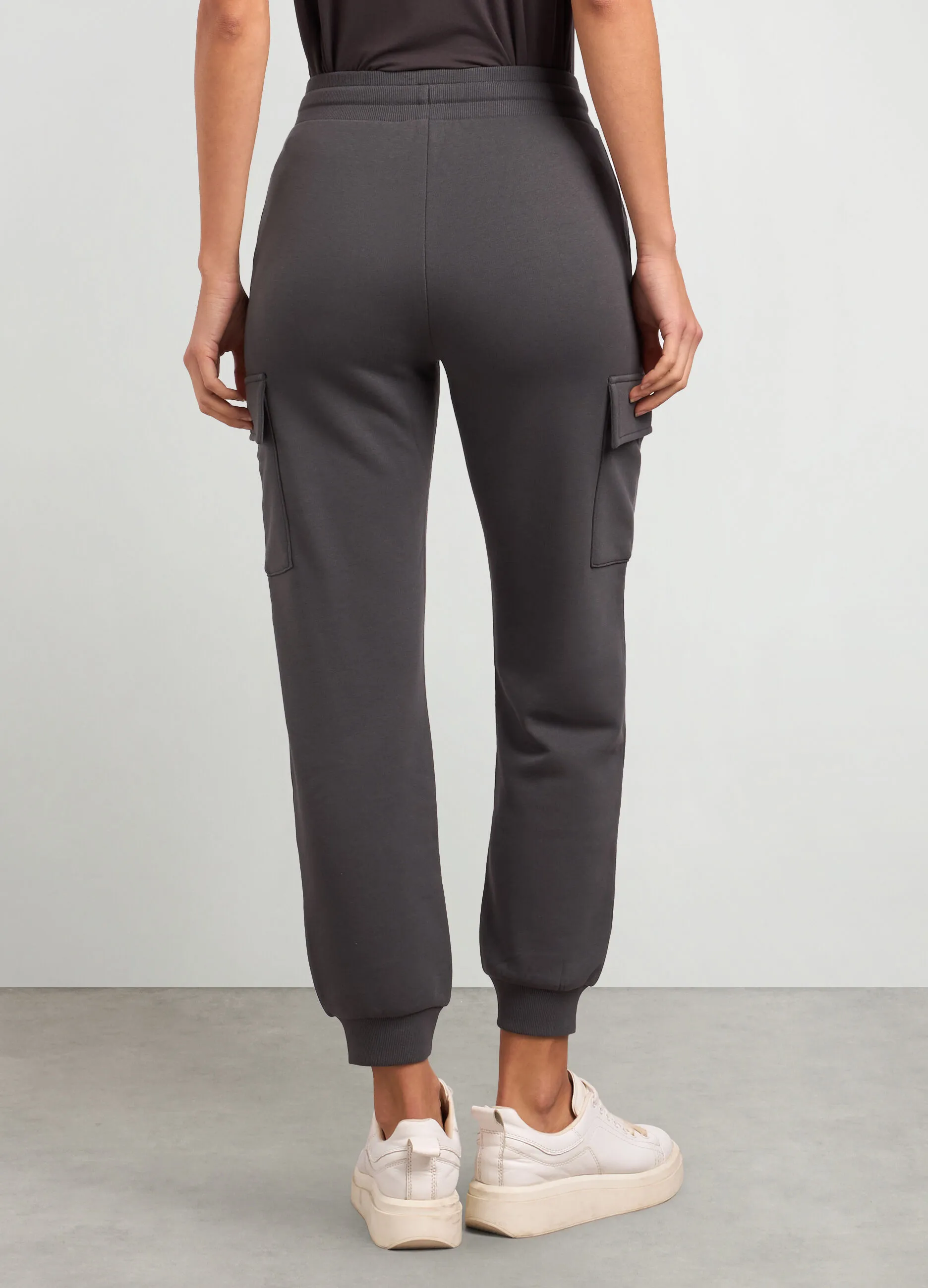 HOLISTIC  Joggers cargo in felpa di cotone donna