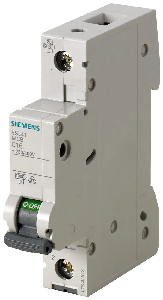 Interruttore magnetotermico Siemens, 1P 63A, Tipo C