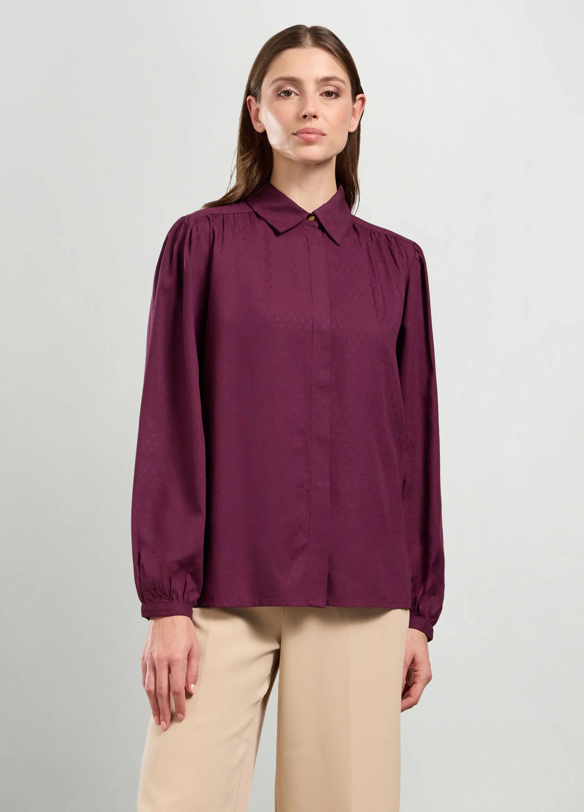 IWIE  Camicia in pura viscosa donna