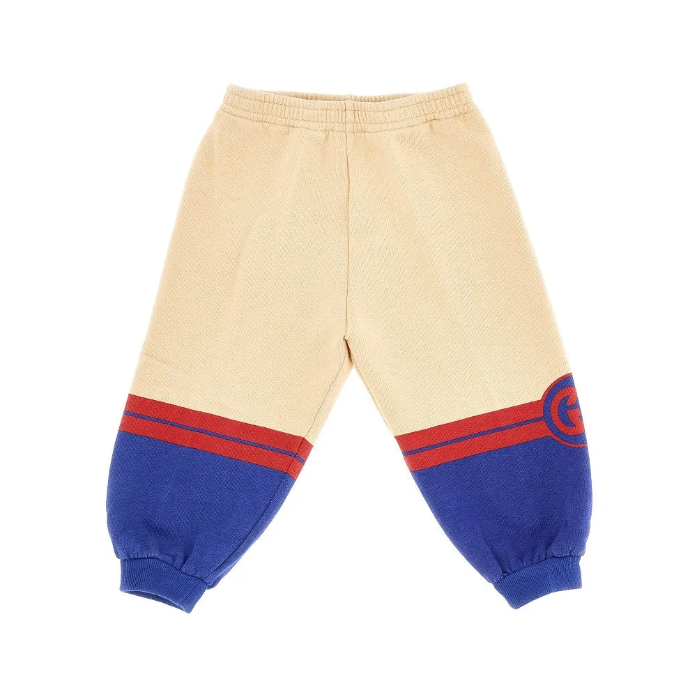 Joggers con stampa Incrocio GG