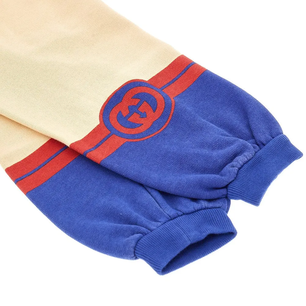 Joggers con stampa Incrocio GG