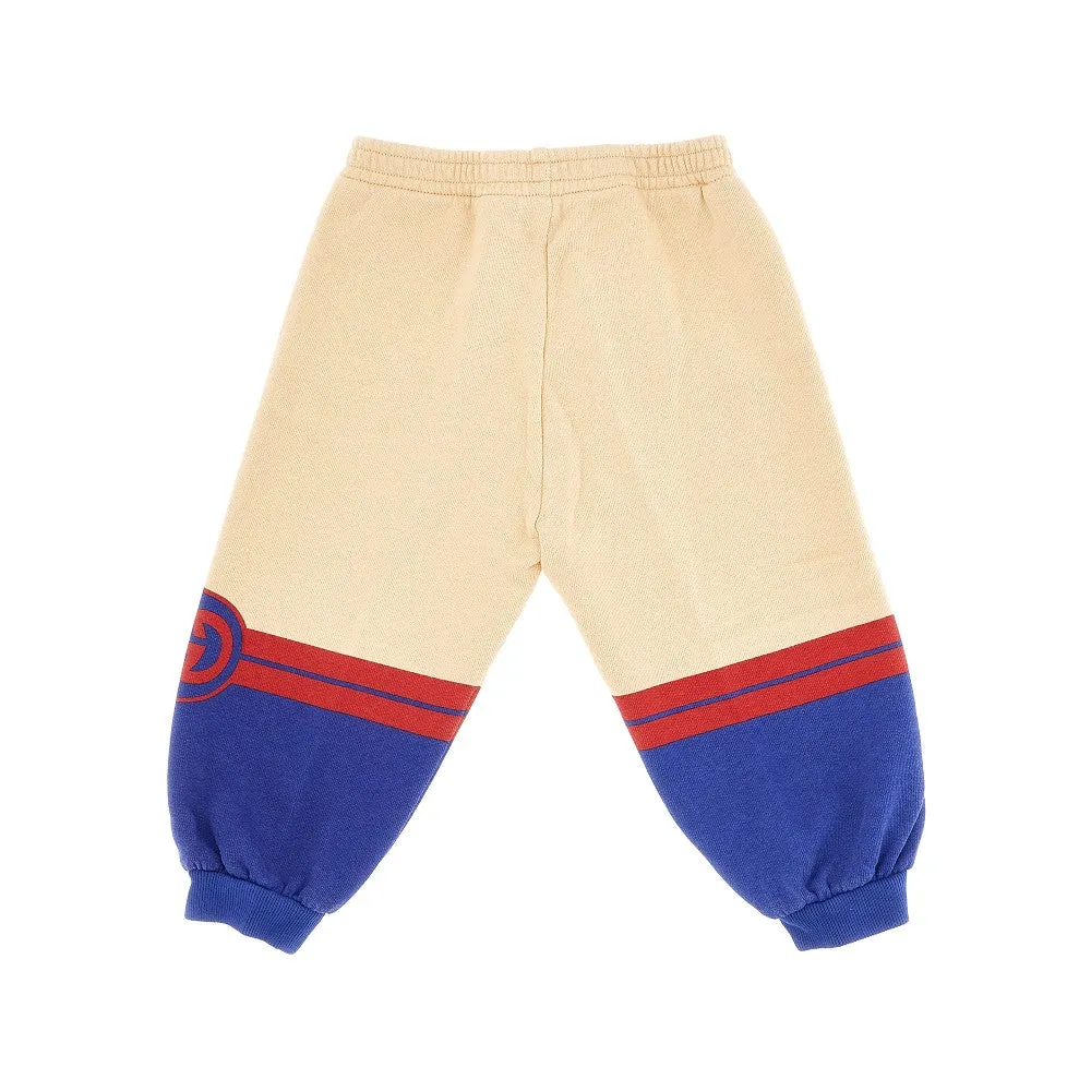 Joggers con stampa Incrocio GG