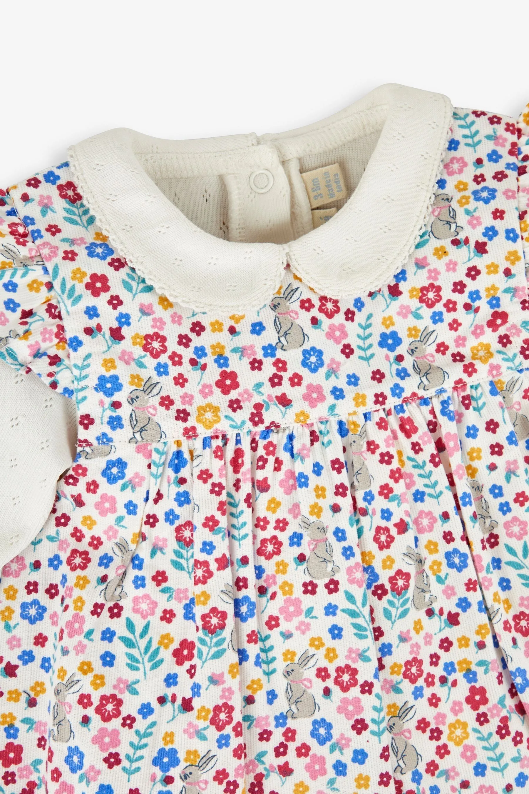 JoJo Maman Bébé Girls' 2-Piece Cord Baby Dress & Body Set    