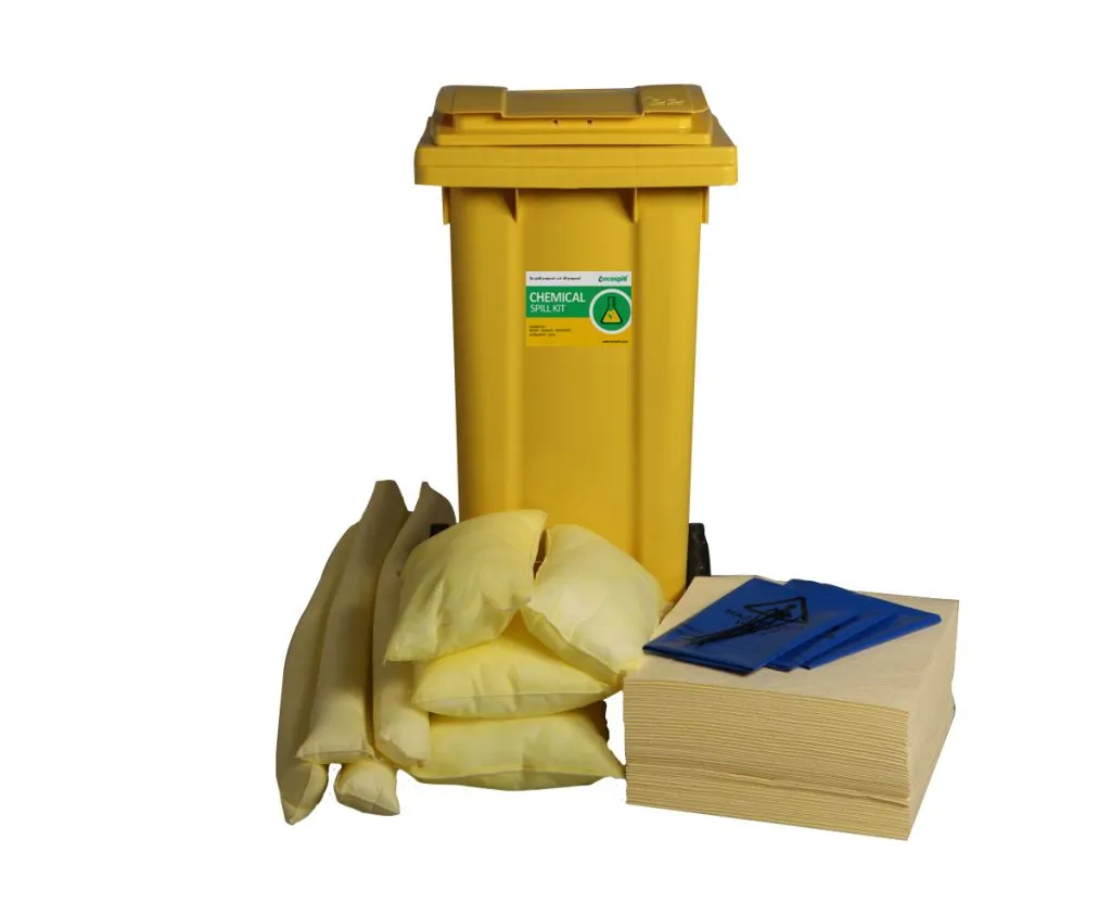 Kit controllo perdite Ecospill Ltd Spill Kit Refill , capacità assorbente 120 L, per Industria chimica