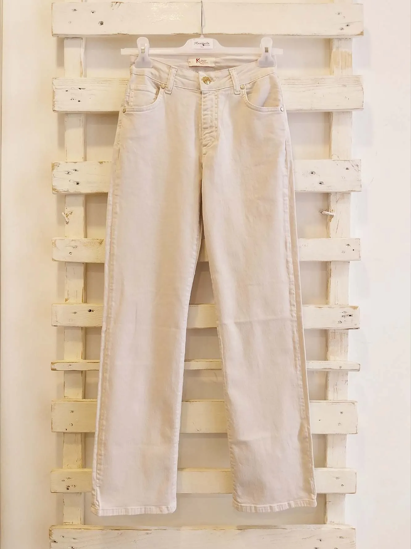 KLIX Jeans       Pantalone Regular - panna