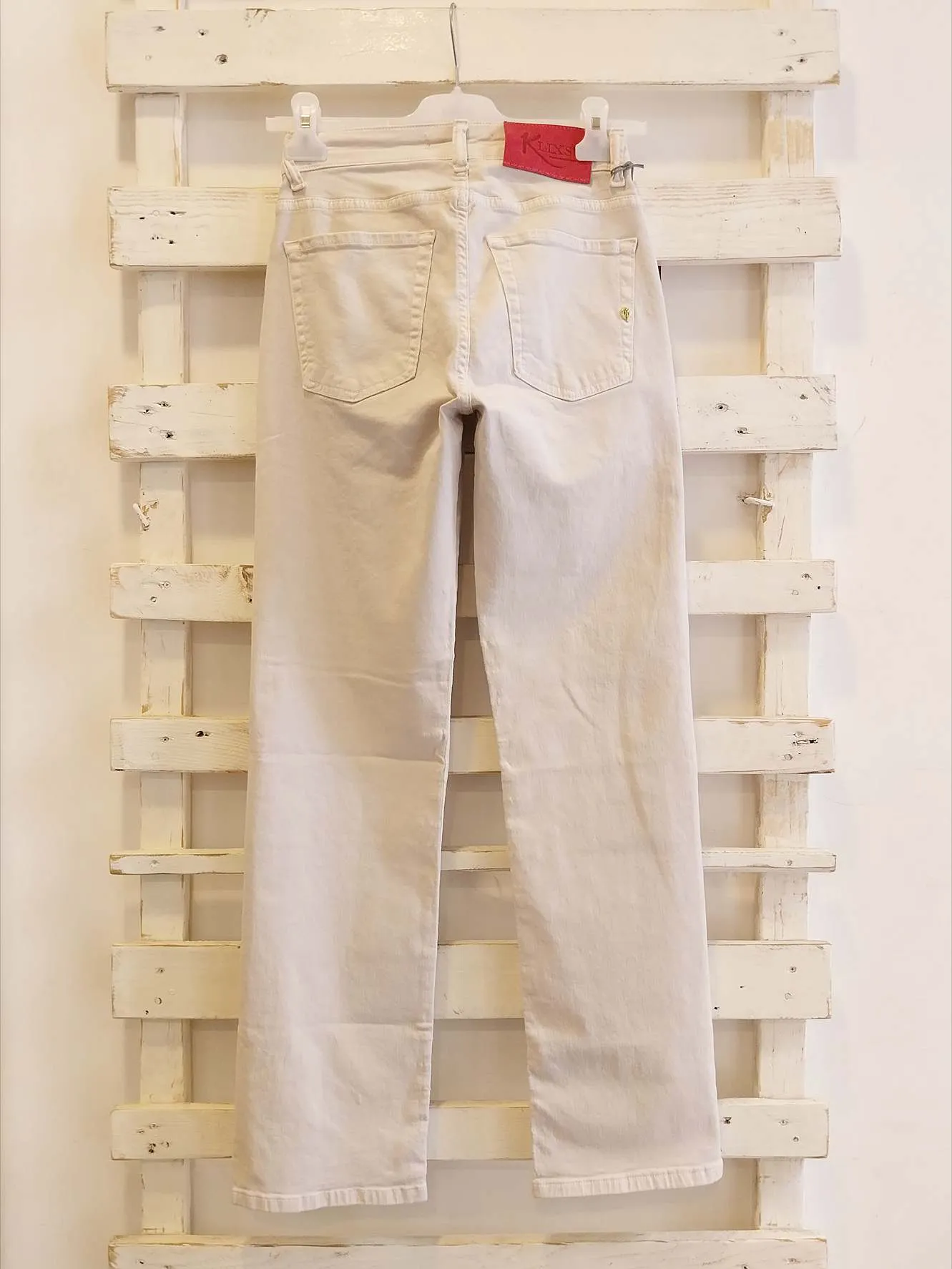 KLIX Jeans       Pantalone Regular - panna