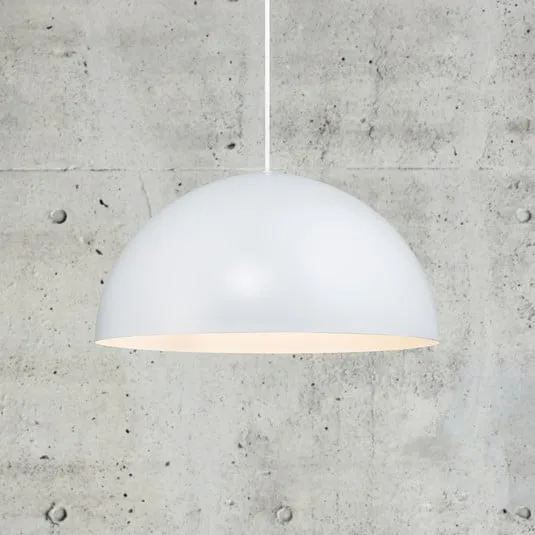 Lampada a sospensione Ellen 40 con metallo, bianco