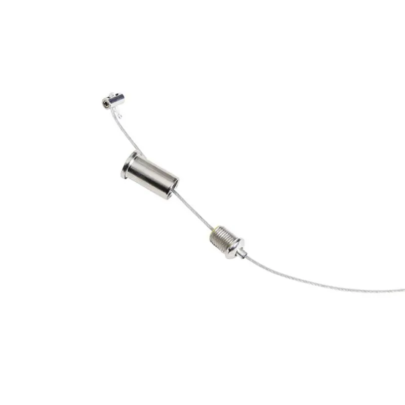 Lampada a sospensione industriale nera con 4 luci oro - Cage Tess