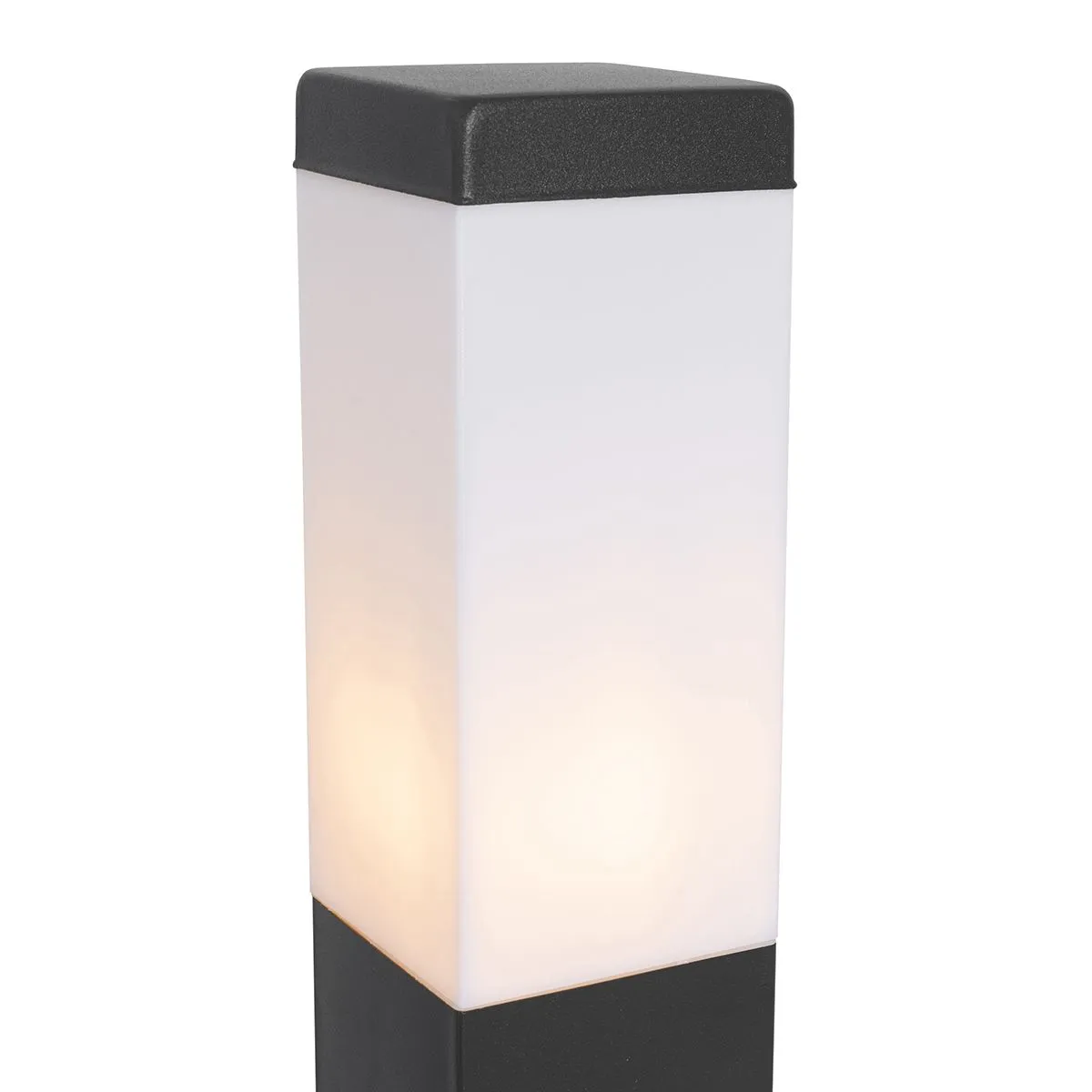 Lampada da esterno grigio scuro 80 cm con presa IP44 - Malios