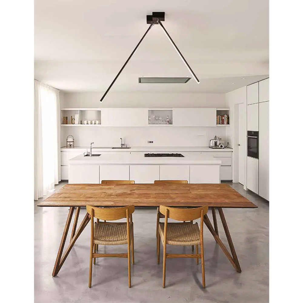Lampada da Parete/Soffitto CATTANEO – LUCILLA Alluminio Metacrilato LED 2 Luci L. 60