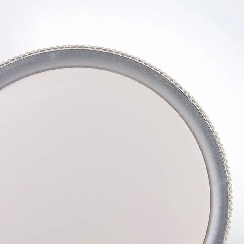Lampada da soffitto argento 51 cm con LED dimmerabile a 3 fasi - Wendy