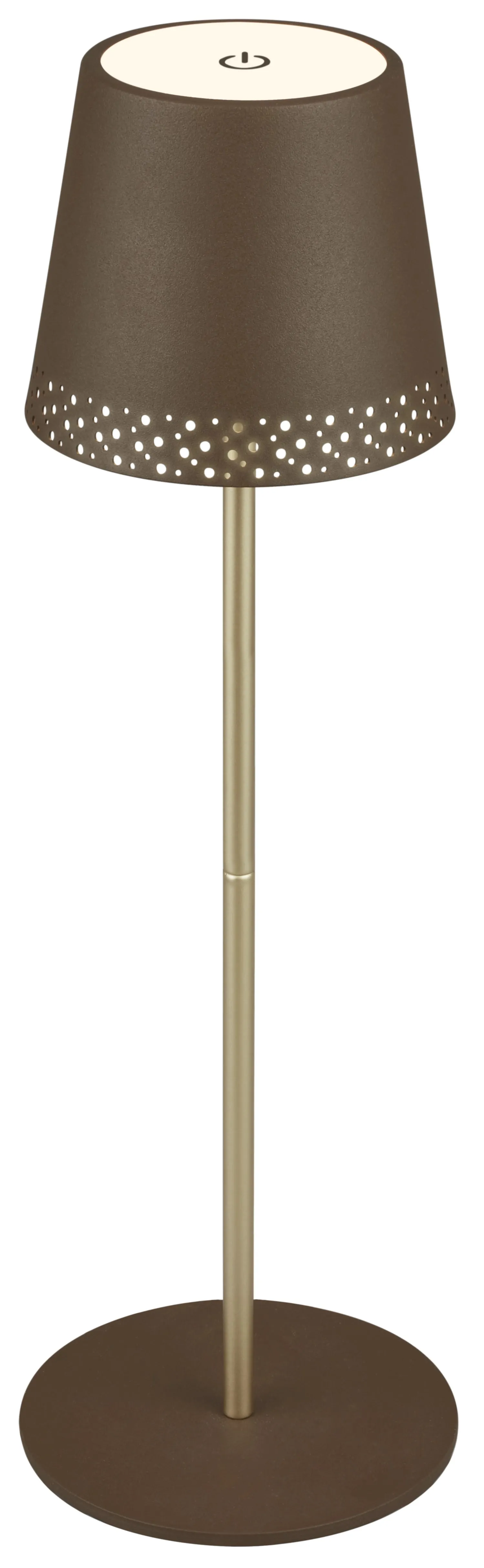 Lampada da tavolo a LED con ricarica USB marrone 280 lm