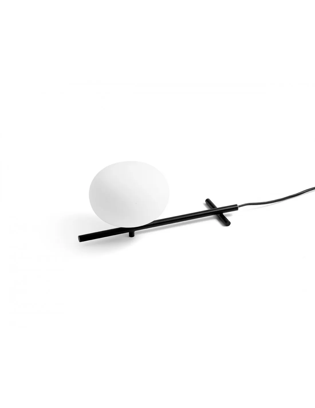 Lampada Da Tavolo Design Sfera Bianco Latte Mikado 1xG9 Miloox