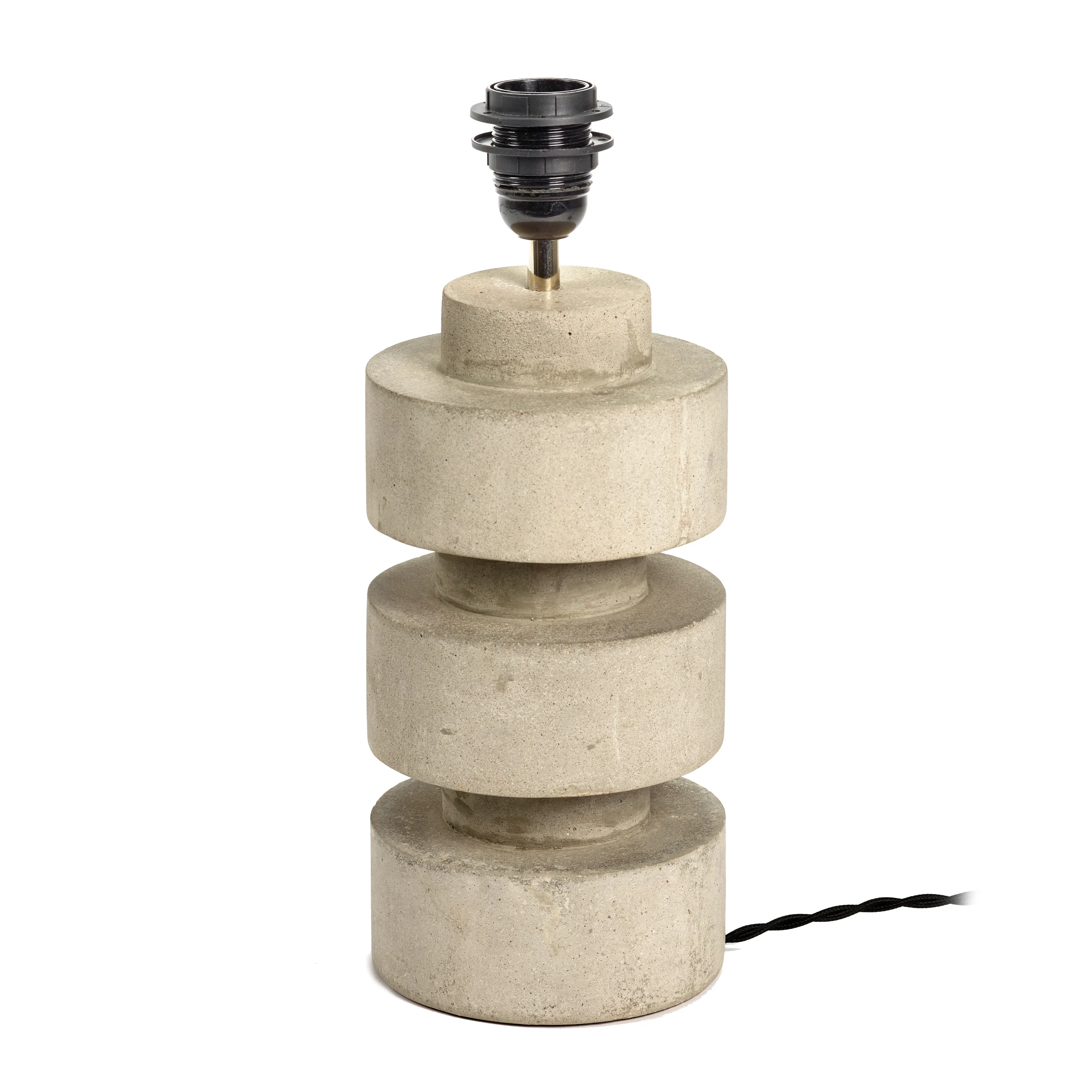 Lampada da tavolo in cemento Disc Ø 50 cm.jg{font-size:18px}Cemento
