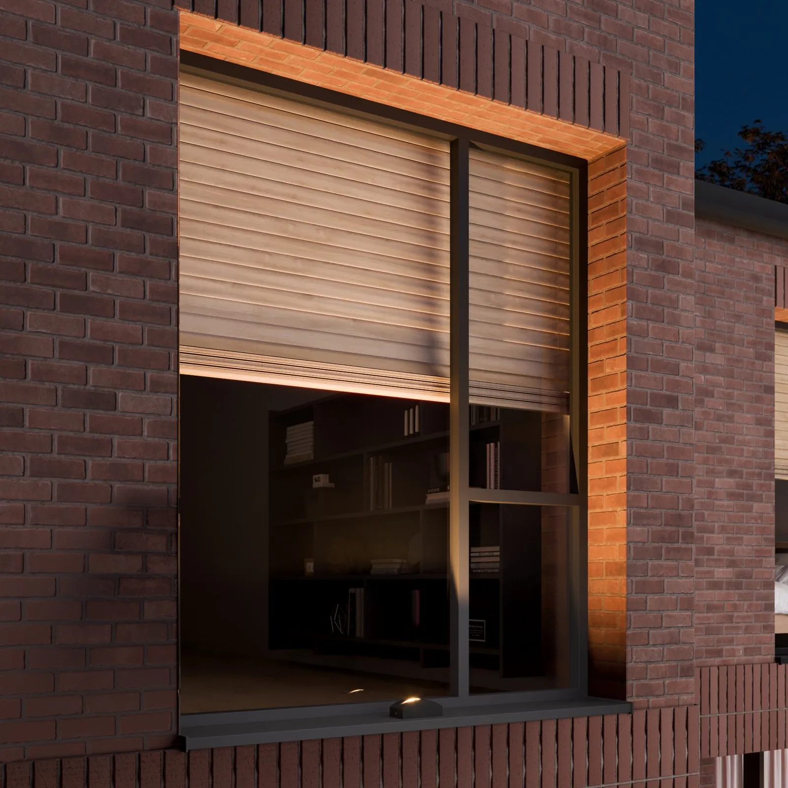Lampada LED da esterno Marka, alluminio grigio scuro