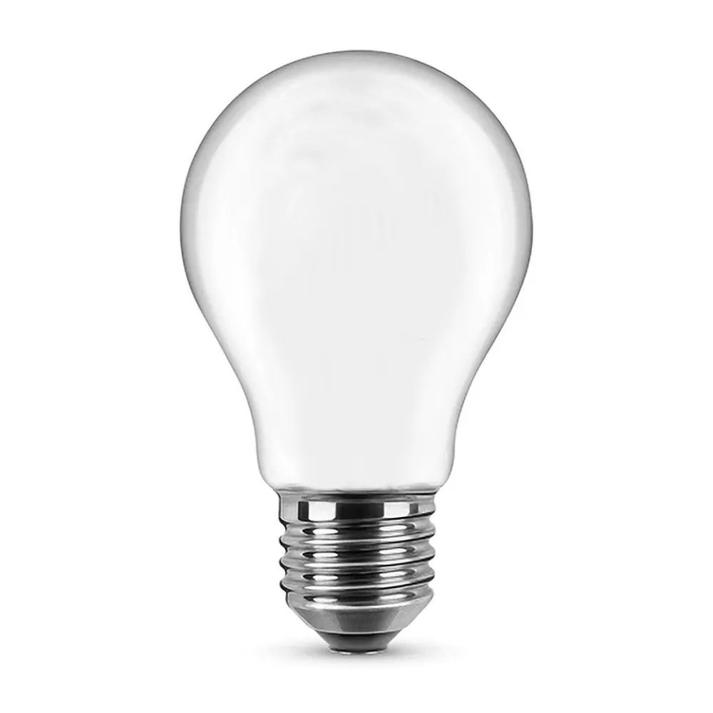Lampadina Led Opaca a Filamento E27 A60 a bulbo 11W Bianco freddo 6500K Novaline