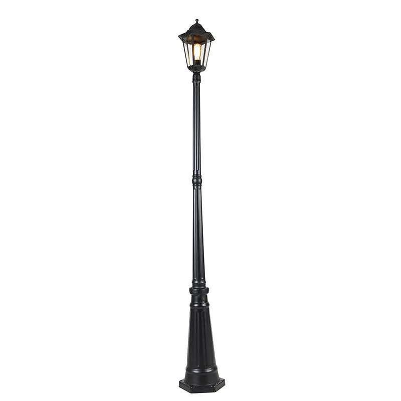 Lanterna da esterno classica nera 200 cm IP44 - Avana