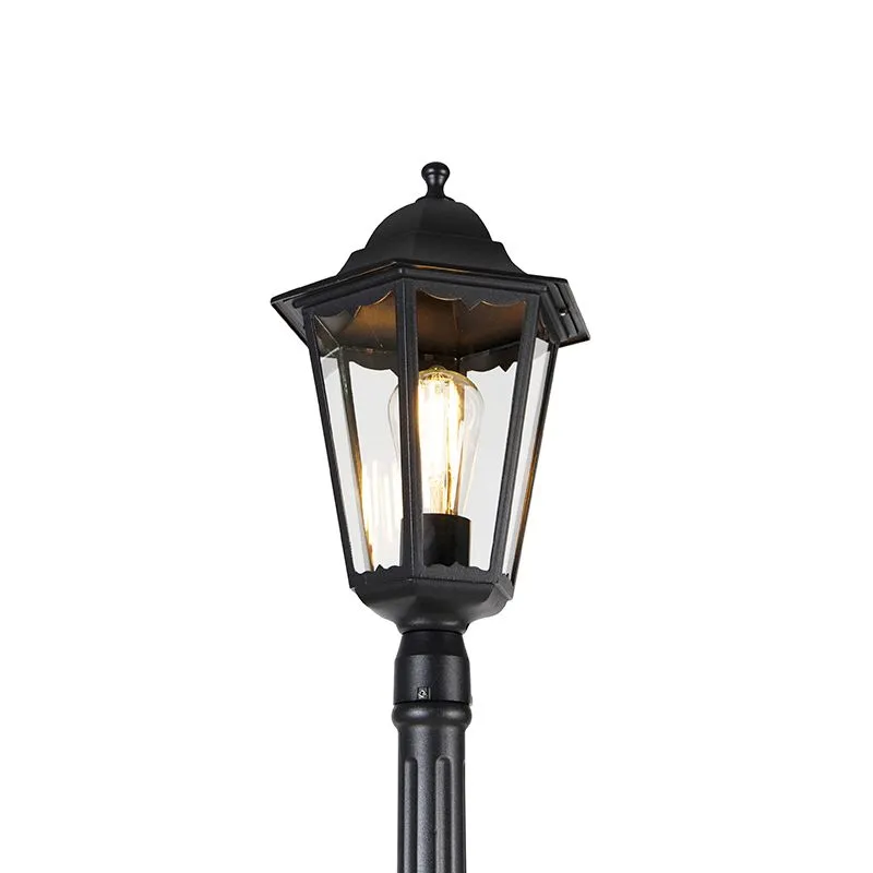 Lanterna da esterno classica nera 200 cm IP44 - Avana